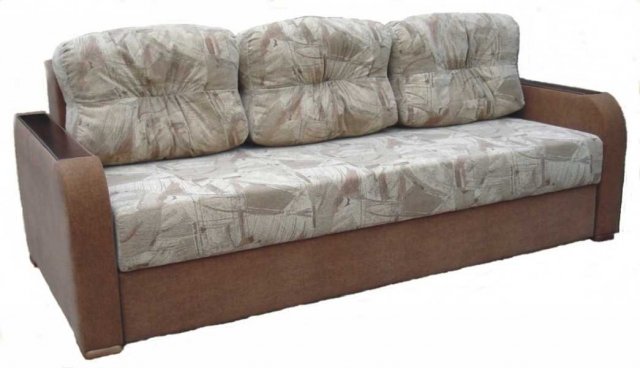 Купить диван «Бриз» деревянные подлокотники от мебельной фабрики «Веста- Мебель» в Москве дешево